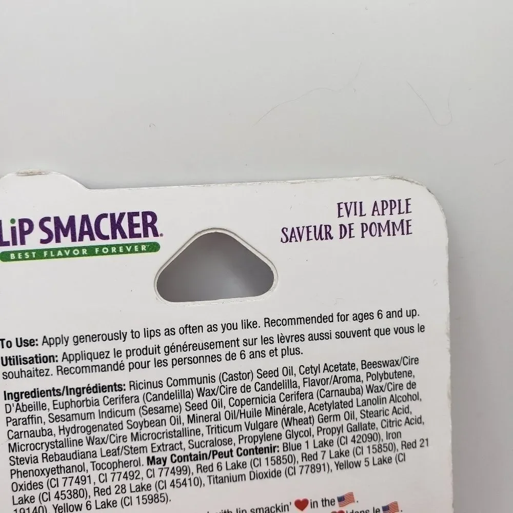 𝅺evil apple lip Smacker spooky lip balm